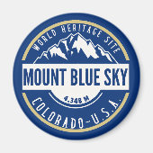 Mount Blue Sky Colorado Elev 4348 m Magneet (Voorkant)