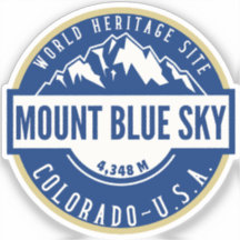 Mount Blue Sky Colorado Elev 4348 m