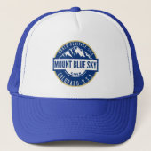 Mount Blue Sky Colorado Elev 4348 m Trucker Pet (Voorkant)