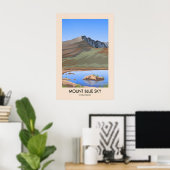 Mount Blue Sky Colorado USA Reisposter Poster (Thuiskantoor)