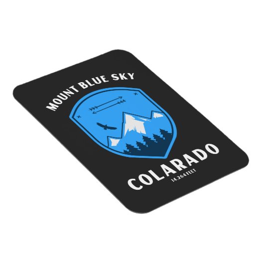 Mount blue sky formeel Mount Evans Magneet (Rechterzijde)
