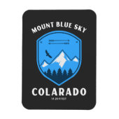 Mount blue sky formeel Mount Evans Magneet (Verticaal)