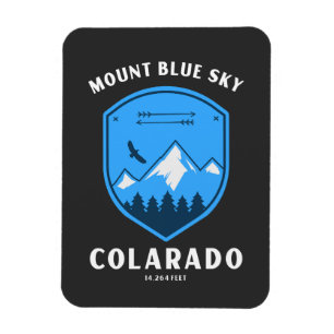 Mount blue sky formeel Mount Evans Magneet