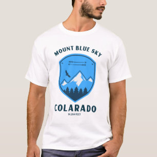 Mount blue sky formeel Mount Evans T-shirt