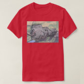 Mount Bohemia Resort Trail Map T-shirt (Design voorkant)