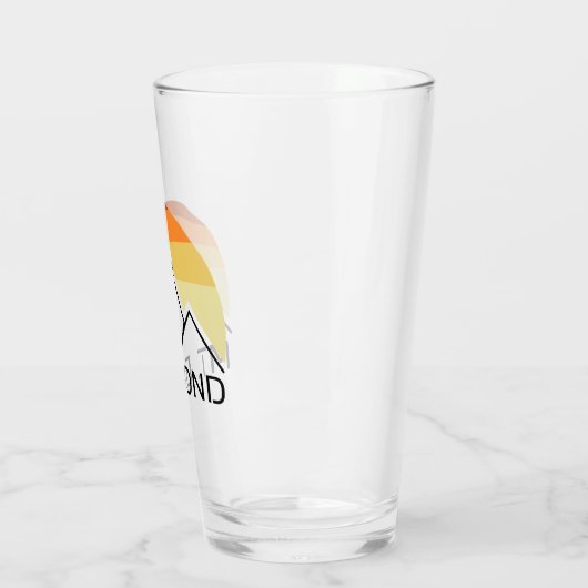 Mount Bond New Hampshire Retro Glas (Links)
