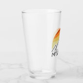 Mount Bond New Hampshire Retro Glas (Rechts)