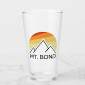Mount Bond New Hampshire Retro Glas (Voorkant)