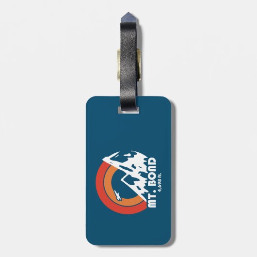 Mount Bond New Hampshire Sun Eagle Bagagelabel (Achterkant verticaal)