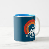 Mount Bond New Hampshire Sun Eagle Tweekleurige Koffiemok (Voorkant rechts)