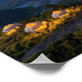 Mount Bromo Aerial Night Volcano Luxury Wall Art Poster (Hoek)