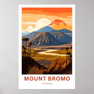 Mount Bromo Indonesia Reisprint Poster