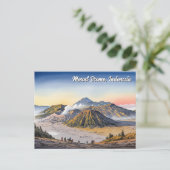 Mount Bromo Indonesia Reizen Briefkaart (Staand voorkant)