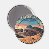 Mount Bromo Indonesia Reizen Magneet (Voorkant / Achterkant)