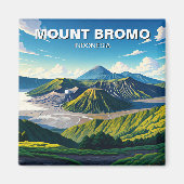 Mount Bromo Indonesia Reizen Magneet (Voorkant)