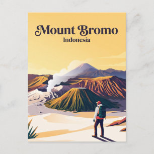 Mount Bromo Indonesië Briefkaart