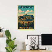 Mount Bromo Indonesië V01 Poster (Thuiskantoor)