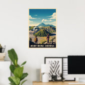 Mount Bromo Indonesië V02 Poster (Thuiskantoor)