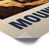 Mount Bromo Indonesië V03 Poster (Hoek)