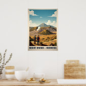 Mount Bromo Indonesië V03 Poster (Keuken)