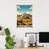 Mount Bromo Indonesië V03 Poster (Thuiskantoor)