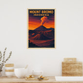 Mount Bromo Indonesië V06 Poster (Keuken)