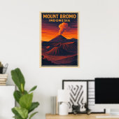 Mount Bromo Indonesië V06 Poster (Thuiskantoor)