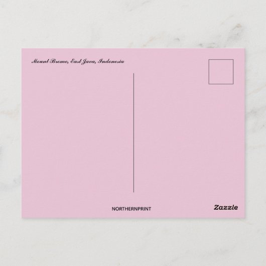 Mount Bromo Oost-Java Indonesië Briefkaart (Achterkant)