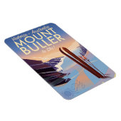 Mount Buller Australië vintage skiposter Magneet (Rechterzijde)