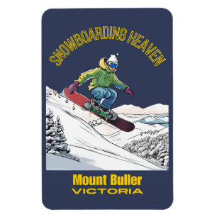 Mount Buller Victoria Snowboarden Magneet