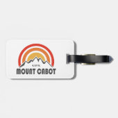 Mount Cabot New Hampshire Bagagelabel (Achterkant horizontaal)