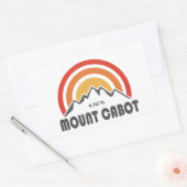 Mount Cabot New Hampshire Rechthoekige Sticker (Envelop)