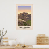 Mount Cameron Colorado USA Reisposter Poster (Keuken)