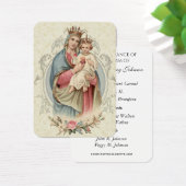 Mount Carmel Baptism Christening Remembrance Kaart (Bureau)