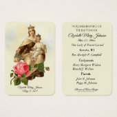 Mount Carmel Baptism Christening Remembrance Kaart (Voorkant /achterkant)