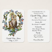 Mount Carmel Baptism Christening Remembrance Kaart (Voorkant /achterkant)
