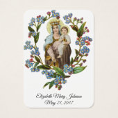 Mount Carmel Baptism Christening Remembrance Kaart (Voorkant)