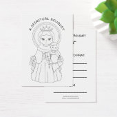 Mount Carmel Coloring Spirituele Bouquet Prayer Visitekaartje (Bureau)