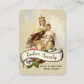 Mount Carmel Religieuze Katholieke Prayer Heilige  Visitekaartje (Voorkant)