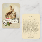 Mount Carmel Religieuze Katholieke Prayer Heilige  Visitekaartje (Voorkant / Achterkant)