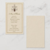 Mount Carmel Virgin Mary Hail Mary Latijn Ave Mari Informatiekaartje (Voorkant / Achterkant)