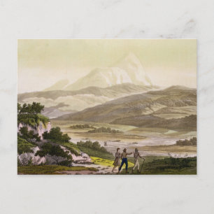 Mount Cayambe, Ecuador, uit Le Costume Ancien et Briefkaart