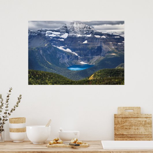 Mount Chapman & Lake Wurdeman Poster (Keuken)