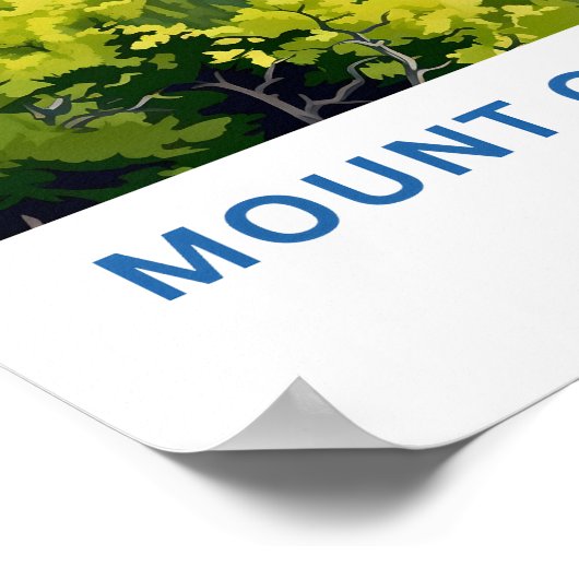 Mount Charleston Nevada Reisprint Poster (Hoek)