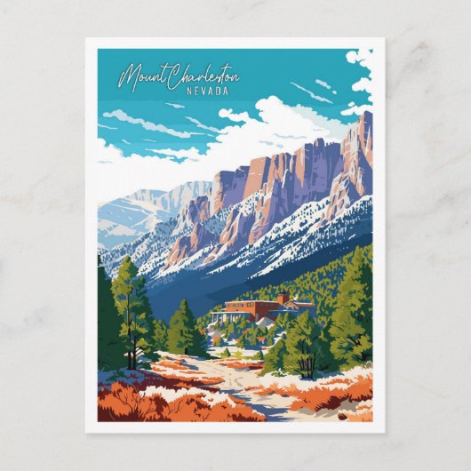 Mount Charleston Nevada Verenigde Staten  illustra Briefkaart (Voorkant)