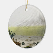 Mount Chimborazo, Ecuador, uit Le Costume Ancien Keramisch Ornament (Links)