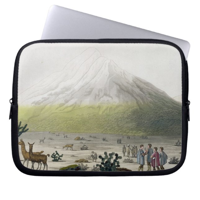 Mount Chimborazo, Ecuador, uit Le Costume Ancien Laptop Sleeve (Voorkant)