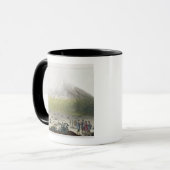 Mount Chimborazo, Ecuador, uit Le Costume Ancien Mok (Voorkant links)