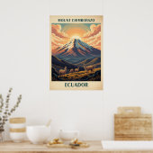 Mount Chimborazo Ecuador V02 Poster (Keuken)
