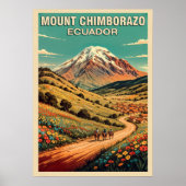 Mount Chimborazo Ecuador V03 Poster (Voorkant)
